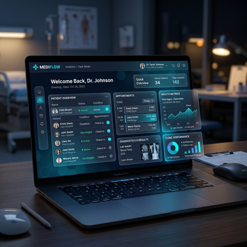 SmartMedi Dashboard Interface